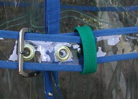 Close Up Detail Of Raincoat Belt